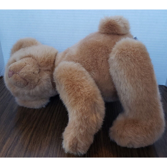 Russ Jointed Brown Teddy Bear Stuffed Plush Animal - Picture 3 of 8